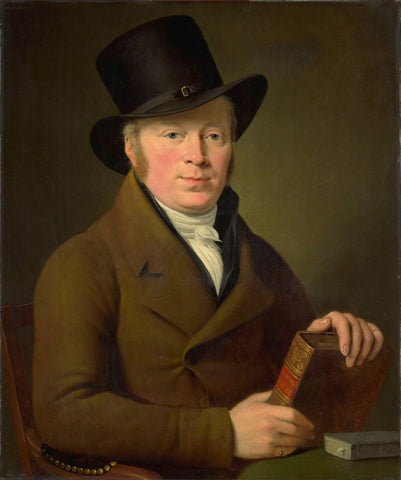 Barend Klijn Barendsz (1774-1829), Poet, Adriaan de Lelie, 1813 Canvas Print