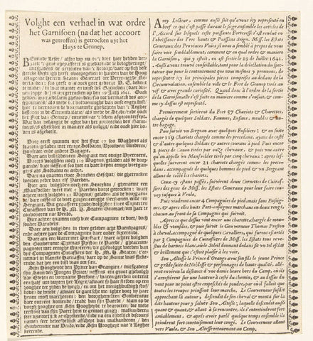 Departure of the Spanish garrison from Huis te Gennep (third text sheet), 1641, Claes Jansz. Visscher (II), 1641 Canvas Print