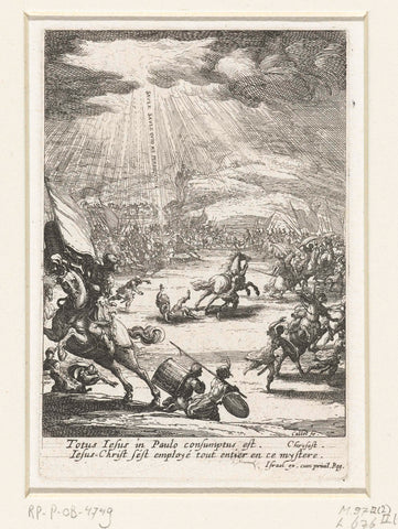 Conversion of Paul, Jacques Callot, 1621- 1635 Canvas Print