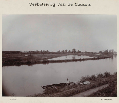 Improvement of the Gouwe., Weijert Jan van Zanen, 1904 Canvas Print