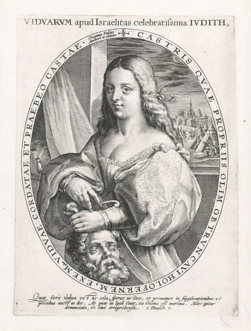 Judith, Crispijn van de Passe (I), 1602 Canvas Print