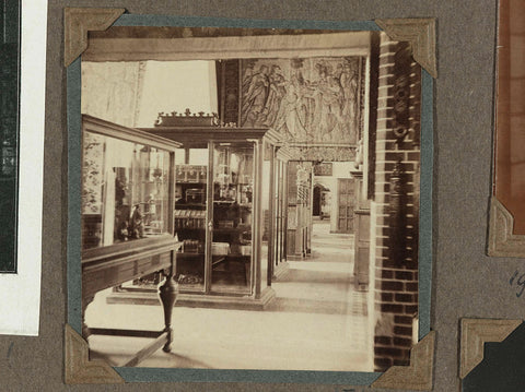 From room 161 through the passageways a view of rooms 162 - 166 in 1893. , 1893 Canvas Print