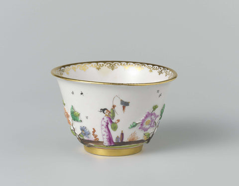 Cup and saucer, Meissener Porzellan Manufaktur, c. 1725 Canvas Print