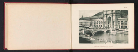 View of the entrance to the liberal arts building during the World's Columbian Exposition in Chicago in 1893, Charles Dudley Arnold, 1893 Canvas Print