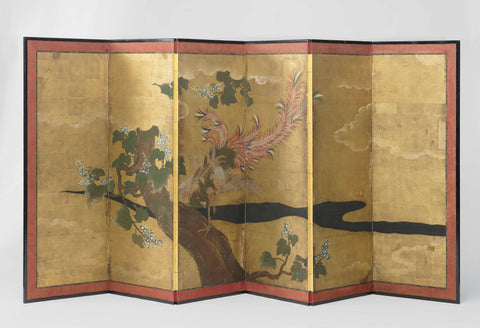 Folding Screens, anonymous, c. 1750 - c. 1850 Canvas Print