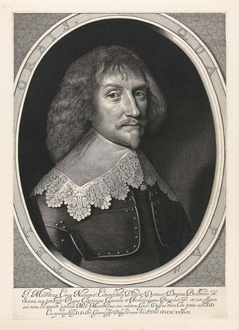 Portrait of Johan Maurits, Count of Nassau-Siegen, Willem Jacobsz. Delff, 1637 Canvas Print