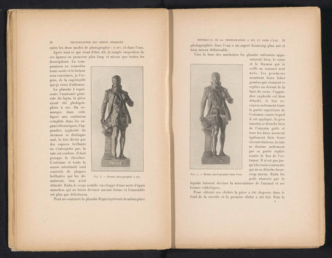 Bronze sculpture of Ambroise Paré, probably by Émile Louis Picault, Adolphe Louis Donnadieu (possibly), c. 1891 - in or before 1901 Canvas Print