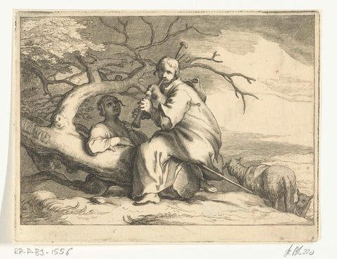 The month of May, Frederick Bloemaert, after 1635 - 1670 Canvas Print