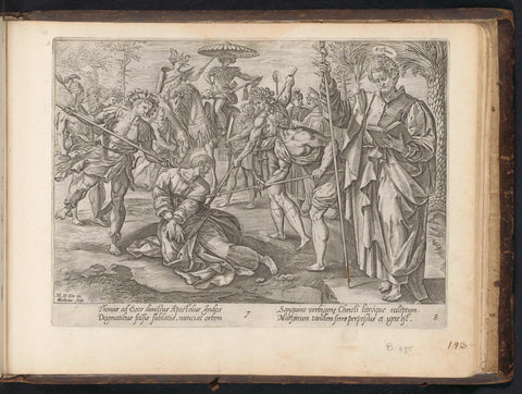 Martyrdom of Thomas, Hendrick Goltzius, 1646 Canvas Print