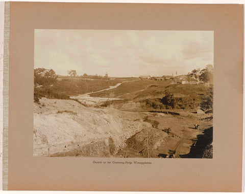 View of the Goenoeng-Perigi House Plateau, anonymous, 1921 - 1922 Canvas Print