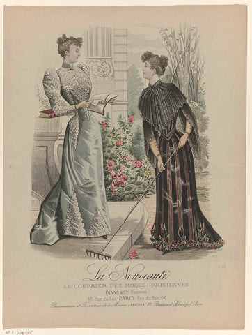 La Nouveauté, 1891, No. C12 : Passementerie et Fournitures (...), anonymous, 1891 Canvas Print