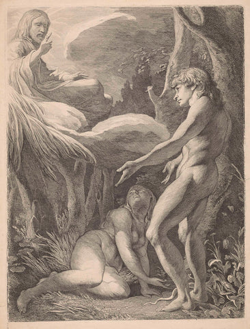 The Discovery of Adam and Eve, James Barry, c. 1792 - c. 1795 Canvas Print