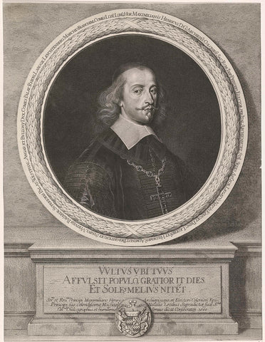 Portrait of Maximilian Henry of Bavaria, Michel Natalis, 1660 Canvas Print