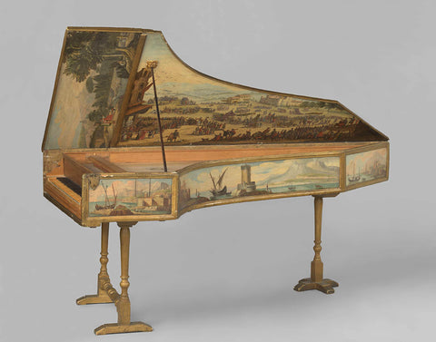 Harpsichord, Onofrio Antonio Guarracino (circle of), c. 1690 Canvas Print