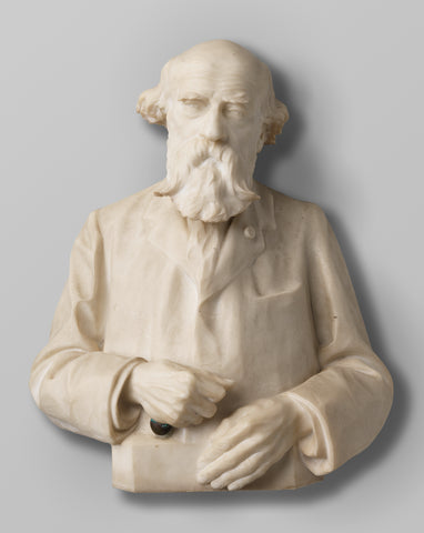 Bust of Dr. Petrus Josephus Hubertus Cuypers (1827-1921), architect, Toon Dupuis, 1912 Canvas Print