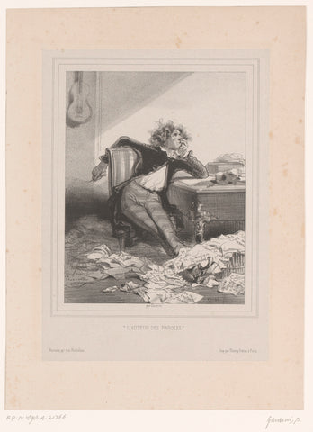 More closely thought-in-mind, Paul Gavarni, 1844 Canvas Print