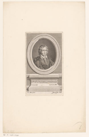 Portret van Claude-Emmanuel Lhuillier, François Robert Ingouf, 1778–1787 Canvas Print