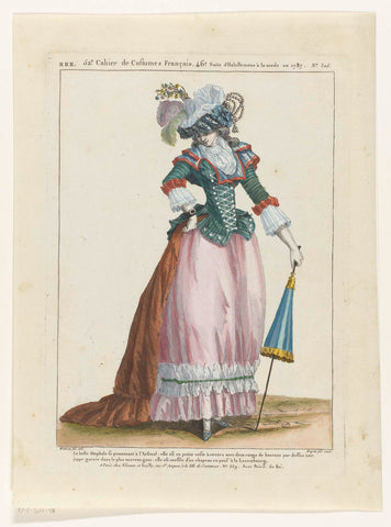 Gallerie des Modes, Dupin, 1787 Canvas Print