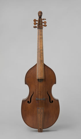 Bass viol, Hendrik Jacobs, c. 1680 Canvas Print