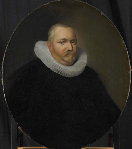 Portrait of Ewoud Pietersz van der Horst, Director of the Rotterdam Chamber of the Dutch East India Company, elected 1618, Pieter van der Werff, 1695 - 1722 Canvas Print