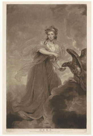 Portrait of Sophie Musters as Hebe, Charles Howard Hodges, 1785 Canvas Print