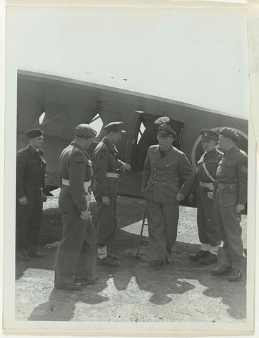 Seyss-Inquart as prisoner of the Canadian Army, Canadian Army Overseas Photo/ Holland, 1945 Canvas Print