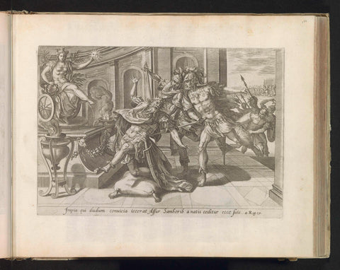 Death of Sanherib, Maerten de Vos, 1585 Canvas Print