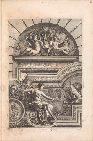 Titelprent voor Varie soffiti, Cornelis Galle (II), after 1650 - before 1678 Canvas Print