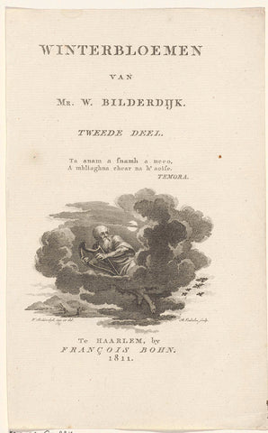 Title page for: W. Bilderdijk, 'Winterbloemen', 1811, Reinier Vinkeles (I), 1811 Canvas Print