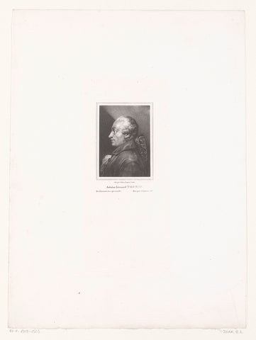 Portrait of Antoine Léonard Thomas, Bernard Romain Julien, 1830 Canvas Print