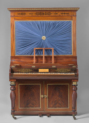 Cabinet piano, Loeschman, c. 1820 - c. 1825 Canvas Print