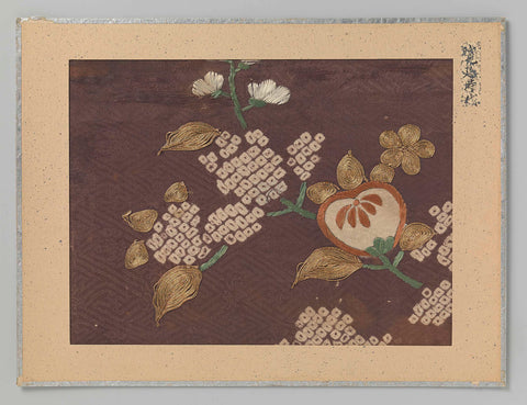 Textile fragment, anonymous, 1748 - 1751 Canvas Print