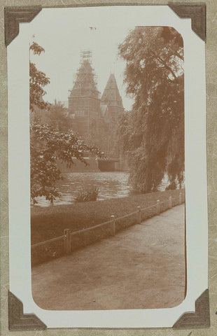 From an easterly direction a view of the towers of the Rijksmuseum in 1930, 1930 Canvas Print