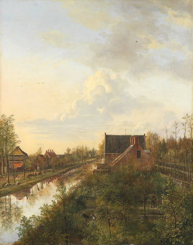 The Canal at ’s-Graveland, Pieter Gerardus van Os, 1818 Canvas Print