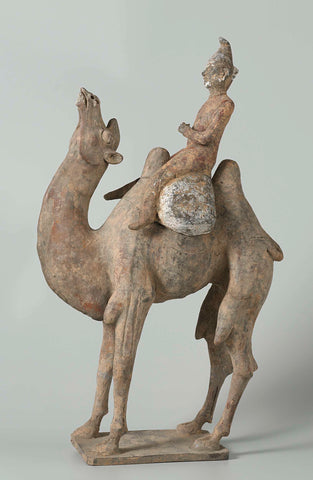 Tomb figures of horses and camels, anonymous, c. 650 - c. 750 Canvas Print