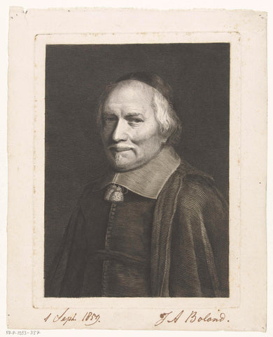 Portrait of Jacob Cats, Johannes Arnoldus Boland, 1889 Canvas Print