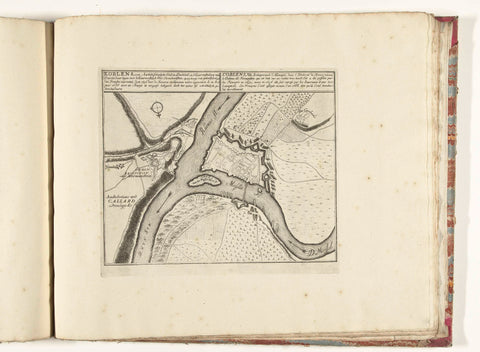 Map of Koblenz, ca. 1701-1713, Abraham Allard, 1701 - 1714 Canvas Print