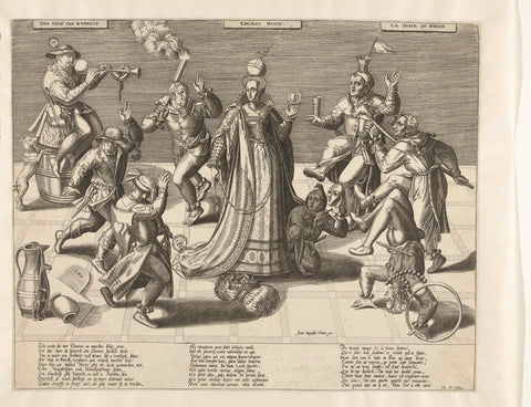 The Dance around the World, c. 1600, anonymous, 1575 - 1624 Canvas Print