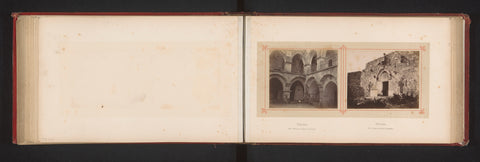 View of arches in the house of Kajafas, Félix Bonfils, c. 1873 - in or before 1878 Canvas Print