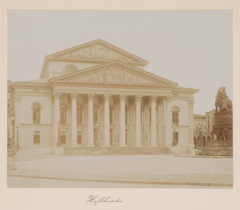 Hoftheater, Munich, Germany, anonymous, c. 1880 - c. 1910 Canvas Print