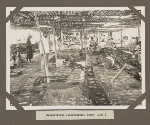 Molenstation Goenoengsari. (Sept. 1926.), anonymous, 1926 Canvas Print