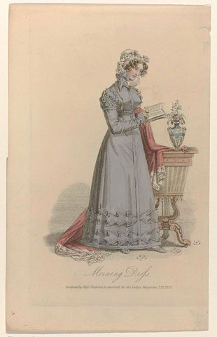 The Lady's Magazine, 1823, No. 11 : Morning Dress, anonymous, 1823 Canvas Print