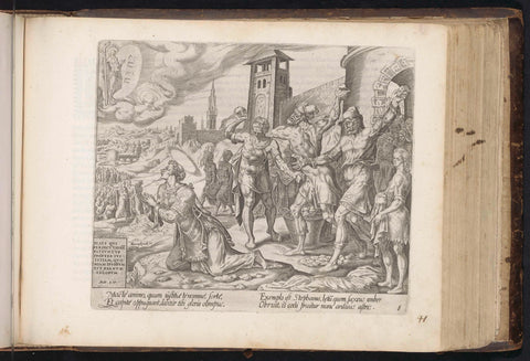 Stoning of Stephen, Harmen Jansz Muller, 1646 Canvas Print