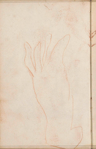 Hand, Petrus Johannes van Reysschoot, 1710 - 1772 Canvas Print