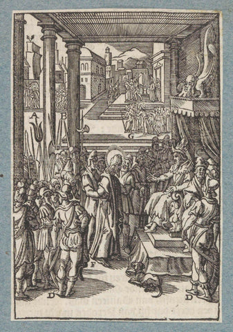 Christ for Herod, Christopher of Shechem (II), 1629 Canvas Print