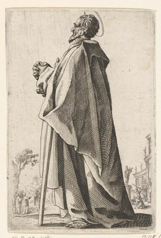 Apostle Matthew, Jacques Callot, 1631 - 1699 Canvas Print