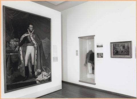 Painting of Portrait of William I, a costume and a small painting, 1996 Canvas Print