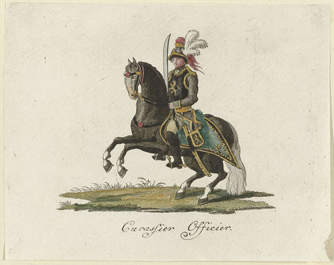 Kurassier, anonymous, 1785 Canvas Print