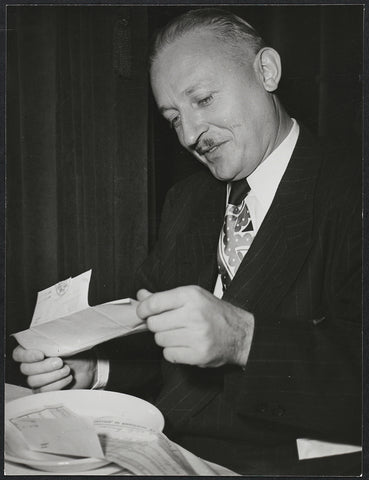 One of the participants in the RTC: Mr. S.W. van der Meer, Particam, 1948 Canvas Print