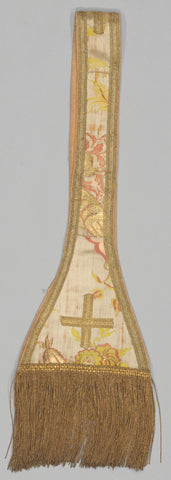 Manipel of gold brokaat with flower pattern, so-called 